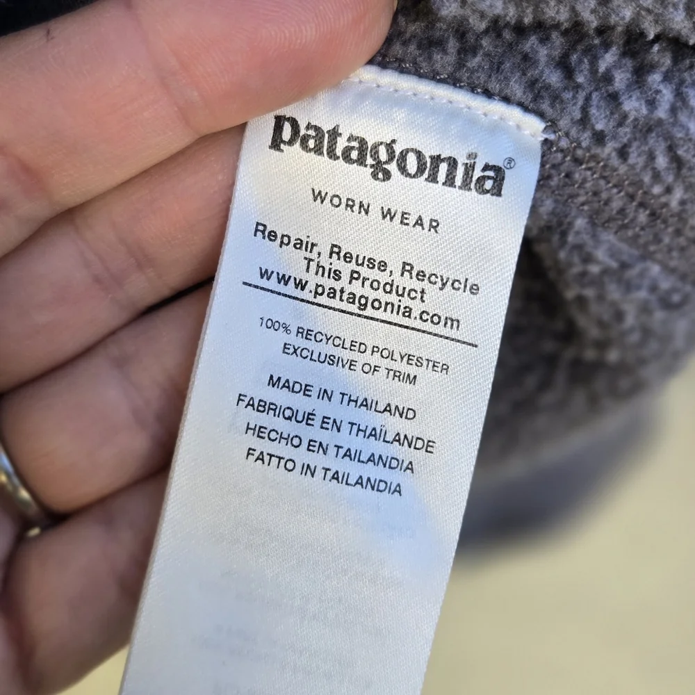 Patagonia Grey Quarter Zip Sweatshirt - Picture 8 of 9